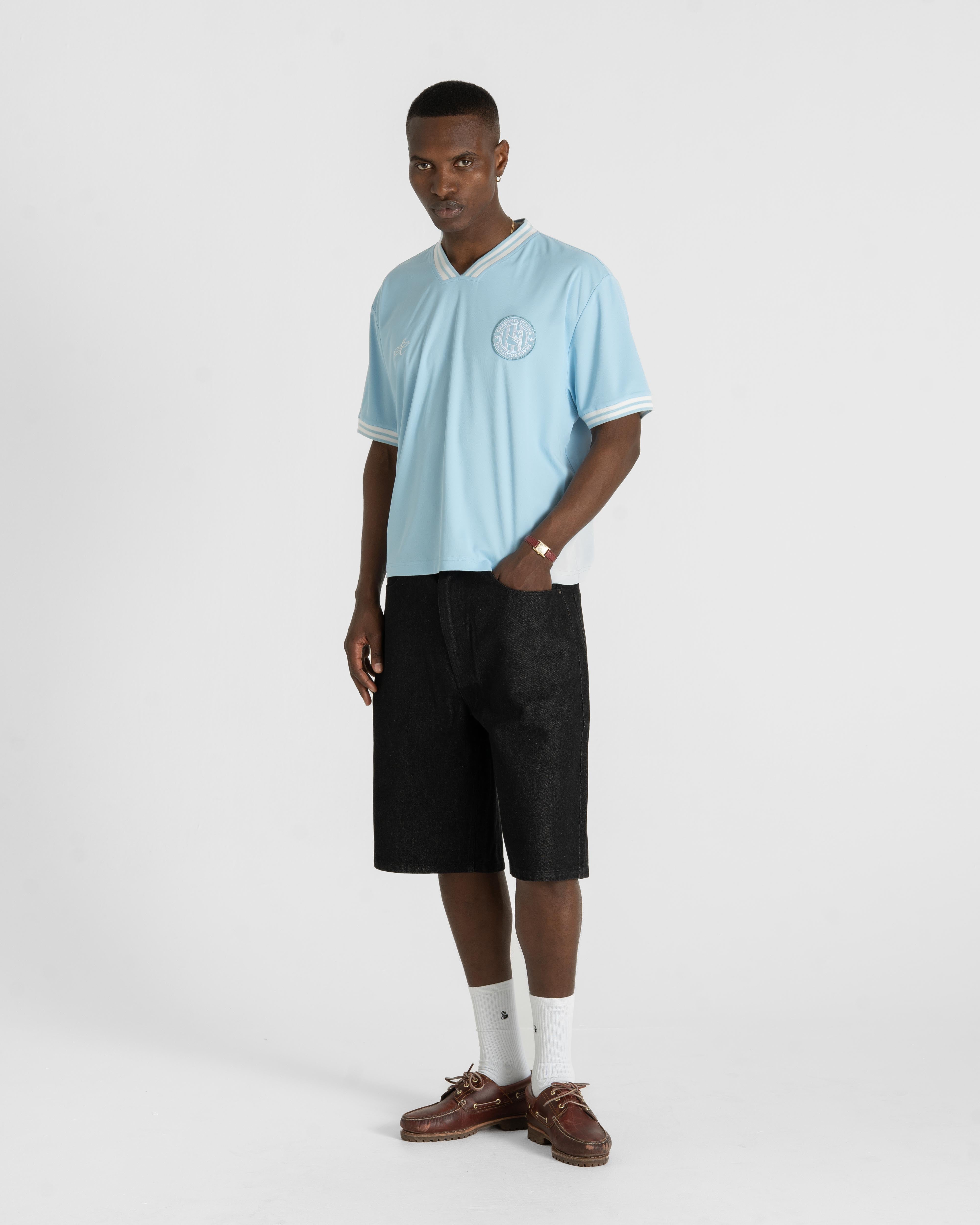 SC Football T-shirt Light Blue